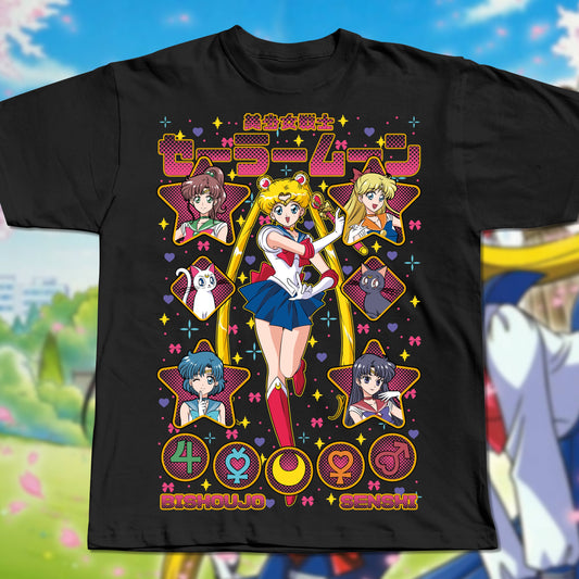 Sailor Squad Tee – Bishoujo Senshi Edition