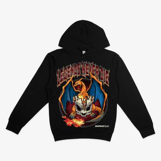 Legends Never Die Dragon Graphic Hoodie