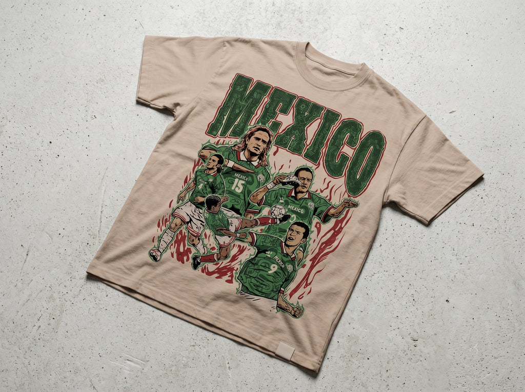 Vintage Mexico Soccer Squad Graphic Tee (Copy)