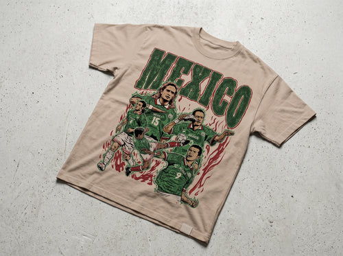 Vintage Mexico Soccer Squad Graphic Tee (Copy)