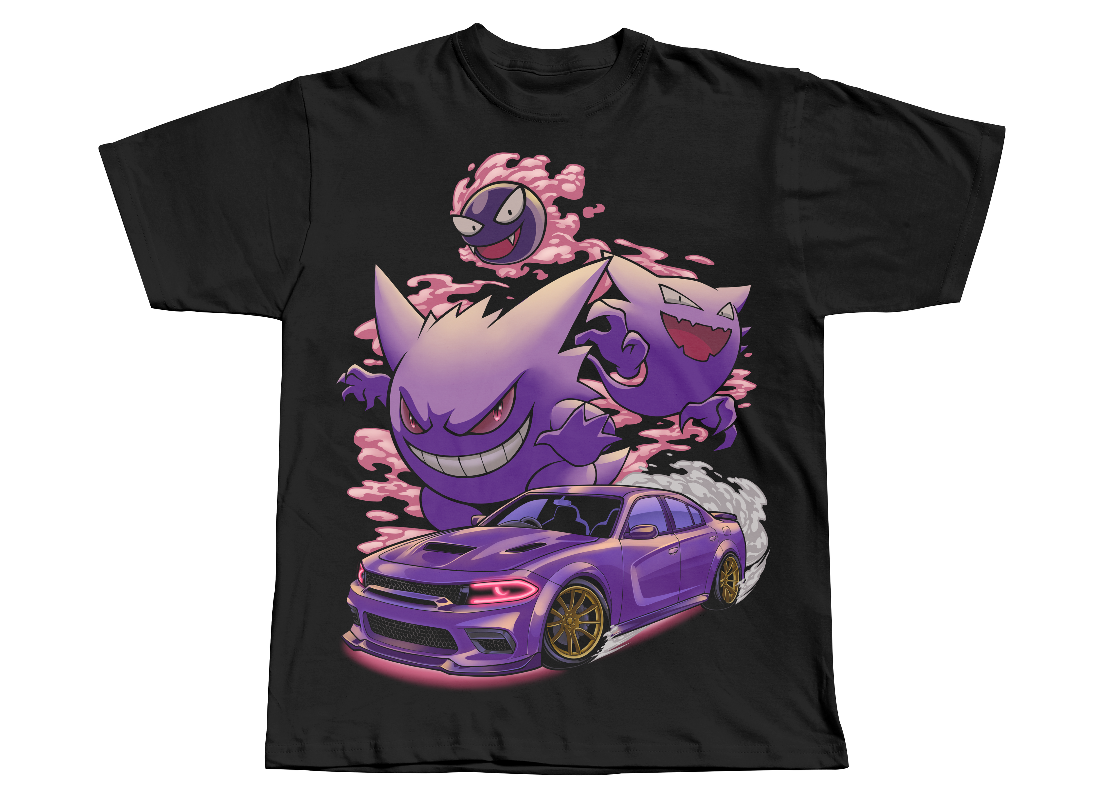 Gengar Ghost Drift Muscle Car Tee (Copy)