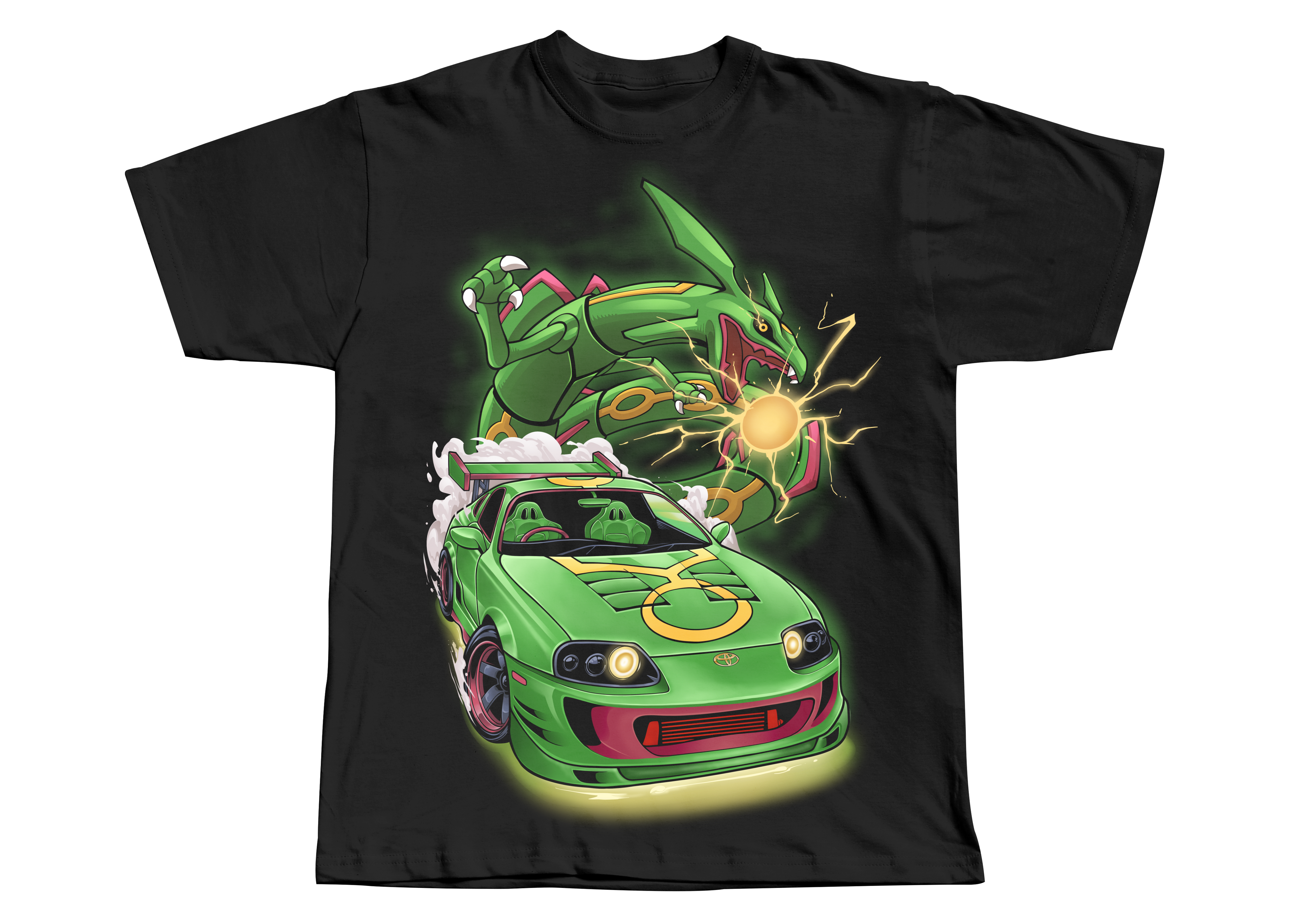 Green Serpent Street Racer Graphic Tee (Copy)