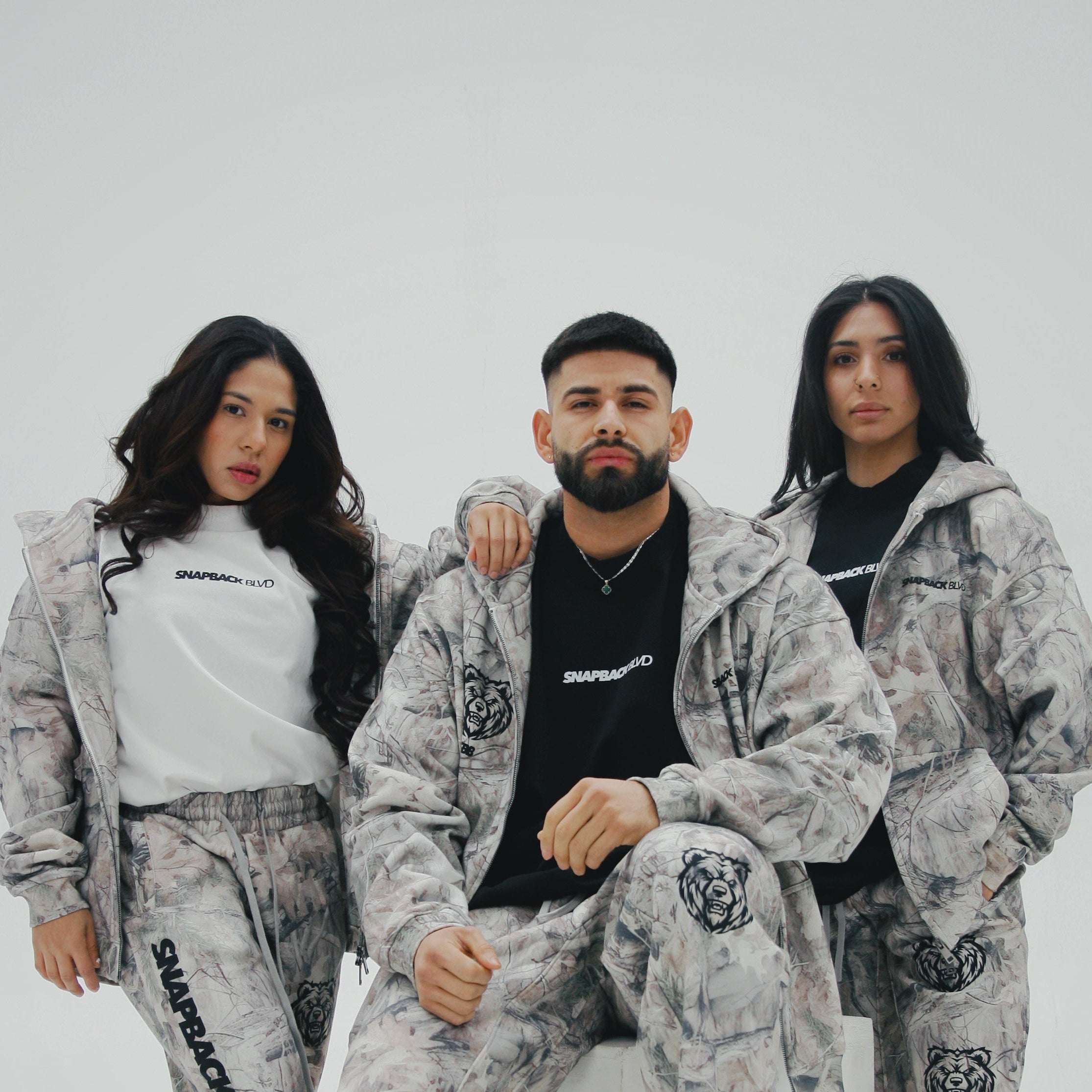 Camo Zipper Sweater – Snapback Blvd