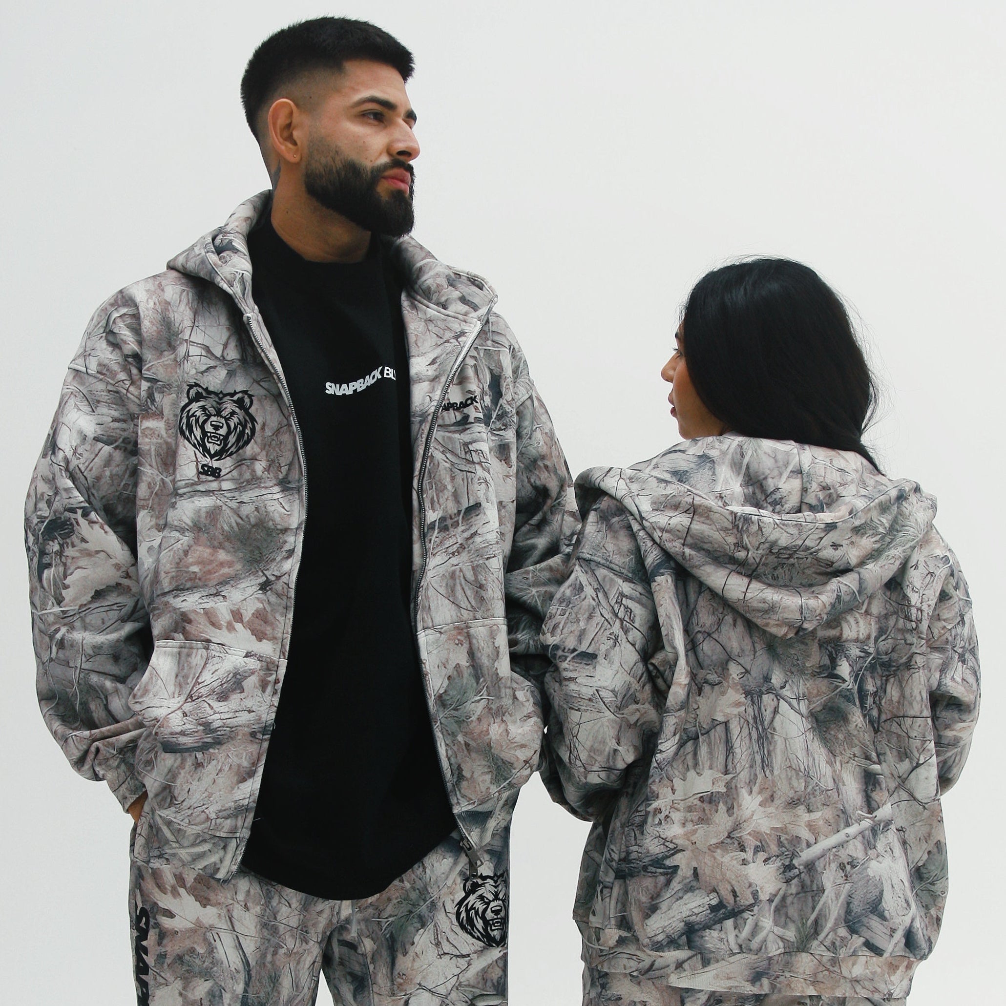 Camo Zipper Sweater – Snapback Blvd