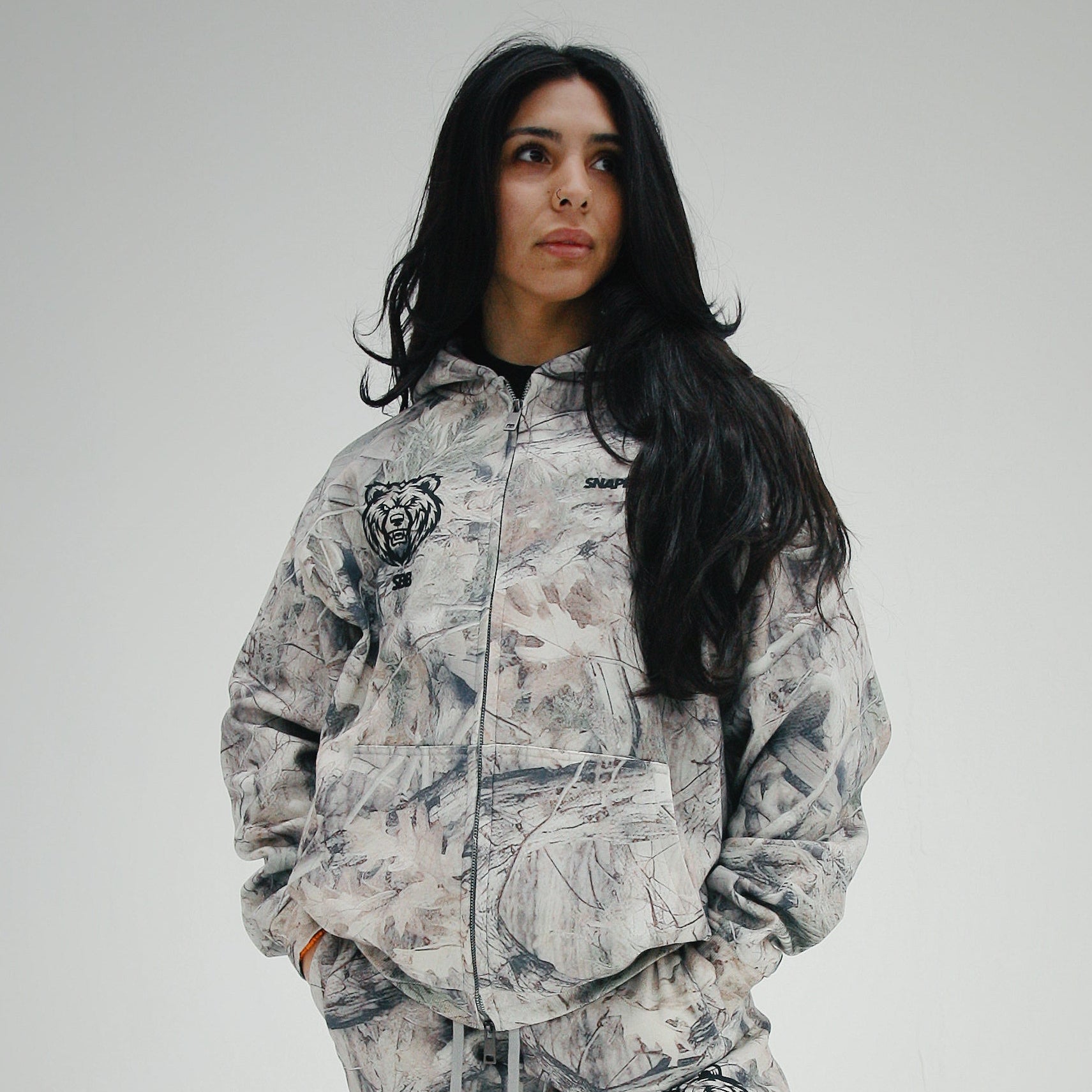 Camo Zipper Sweater – Snapback Blvd