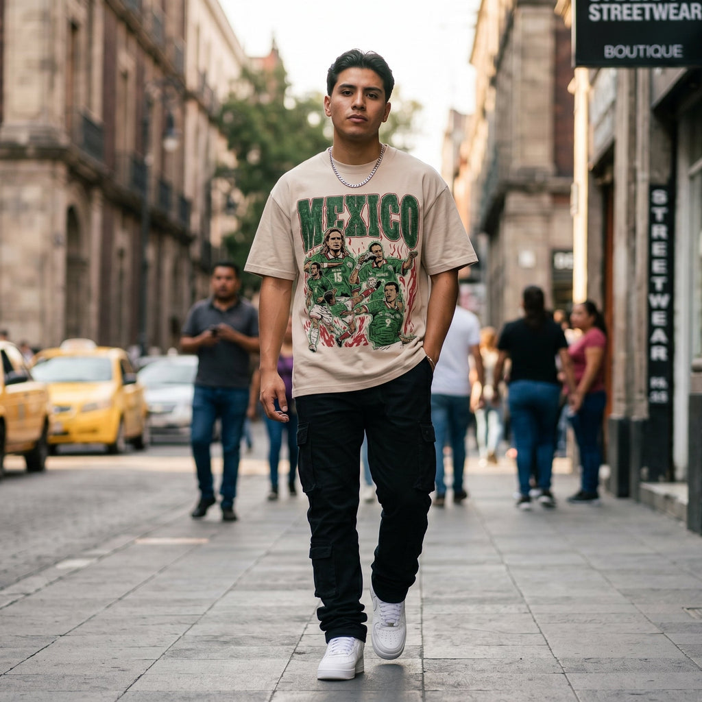 Vintage Mexico Soccer Squad Graphic Tee (Copy)