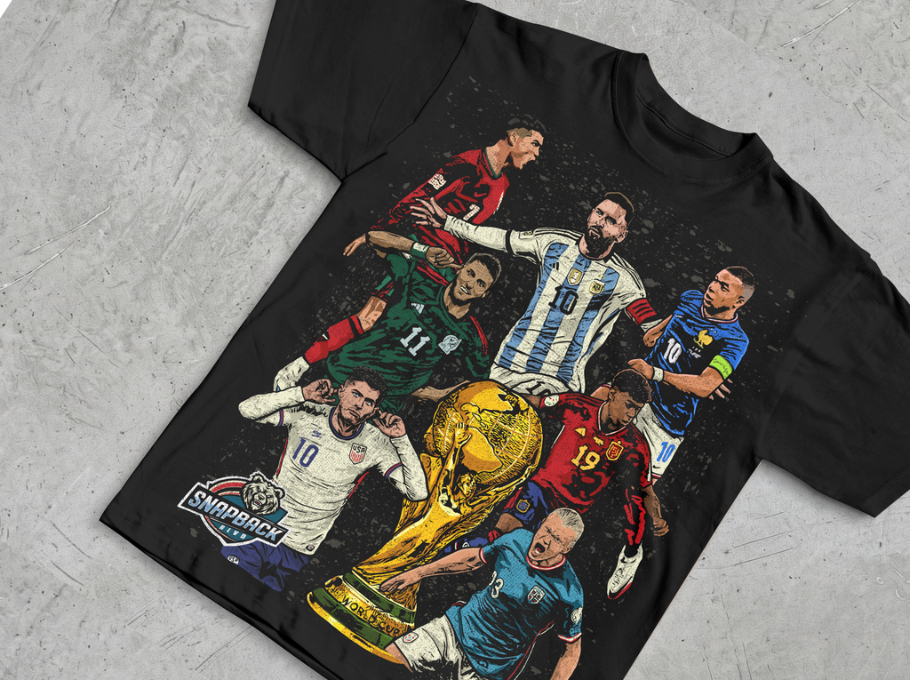 Global Soccer Legends Vintage World Cup Tee